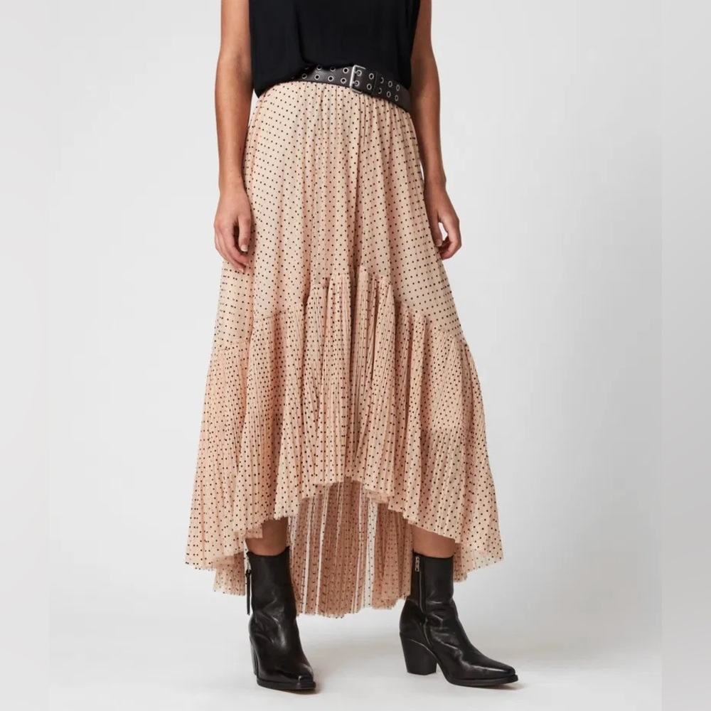 ALL SAINTS Aubrey dot skirt
